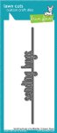 Lawn Fawn - Dies - Sending Hugs Line Border