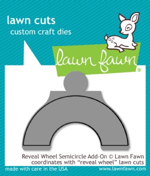 Lawn Fawn - Dies - Reveal Wheel Semicircle Add-on