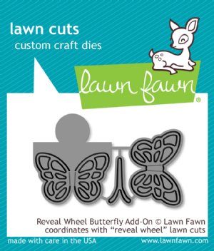 Lawn Fawn - Dies - Reveal Wheel Butterfly Add-on