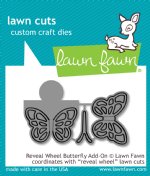 Lawn Fawn - Dies - Reveal Wheel Butterfly Add-on
