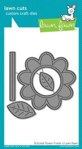 Lawn Fawn - Dies - Stitched Flower Frame
