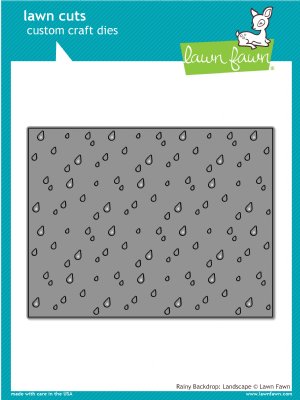Lawn Fawn - Dies - Rainy Backdrop: Landscape