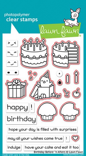 Lawn Fawn - Dies - Birthday Before 'n Afters