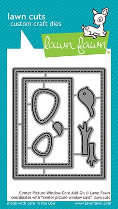 Lawn Fawn - Dies - Center Picture Window Card Add-On