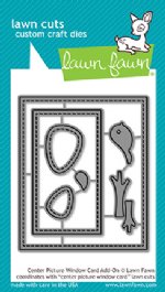 Lawn Fawn - Dies - Center Picture Window Card Add-On