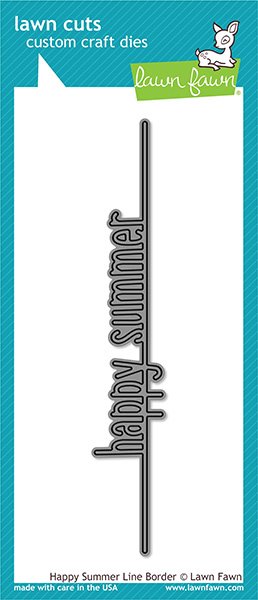 Lawn Fawn - Dies - Happy Summer Line Border