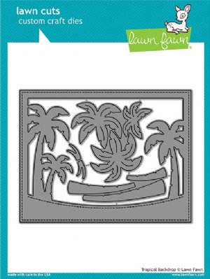 Lawn Fawn - Dies - Tropical Backdrop