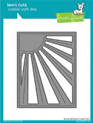 Lawn Fawn - Dies - Sunray Backdrop