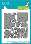 Lawn Fawn - Dies - Tiny Gift Box Peacock and Turkey Add-On