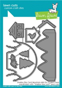 Lawn Fawn - Dies - Shadow Box Card Mountain Add-On