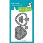 Lawn Fawn - Dies - Heart Shaker Gift Tag