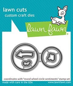 Lawn Fawn - Dies - Reveal Wheel Circle Sentiments