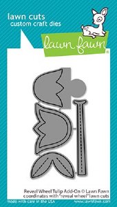 Lawn Fawn - Dies - Reveal Wheel Tulip Add-On