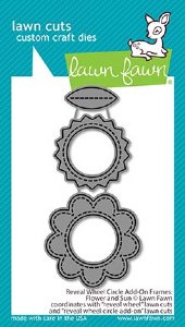 Lawn Fawn - Dies - Reveal Wheel Circle Add-On Frames: Flower & Sun