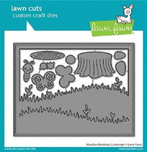 Lawn Fawn - Dies - Meadow Backdrop: Landscape