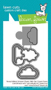 Lawn Fawn - Dies - Reveal Wheel Unicorn Picnic Add-On