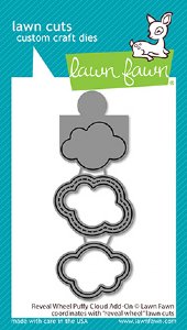 Lawn Fawn - Dies - Reveal Wheel Puffy Cloud Add-On