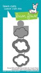 Lawn Fawn - Dies - Reveal Wheel Puffy Cloud Add-On