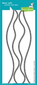 Lawn Fawn - Dies - Slimline Stitched Hillside Borders
