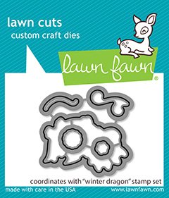 Lawn Fawn - Dies - Winter Dragon