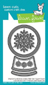 Lawn Fawn - Dies - Shutter Card Snow Globe Add-On