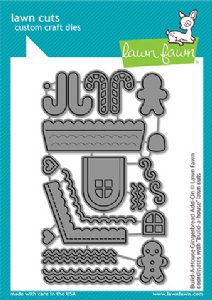 Lawn Fawn - Dies - Build-A-House Gingerbread Add-On