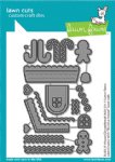 Lawn Fawn - Dies - Build-A-House Gingerbread Add-On