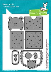 Lawn Fawn - Dies - Tiny Gift Box Hedgehog Add-On