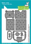 Lawn Fawn - Dies - Tiny Gift Box Hedgehog Add-On