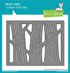 Lawn Fawn - Dies - Lift The Flap Tree Backdrop
