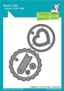 Lawn Fawn - Dies - Scalloped Circle Gift Tag