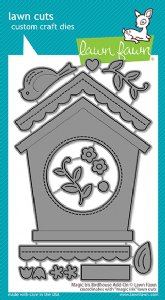 Lawn Fawn - Dies - Magic Iris Birdhouse Add-On