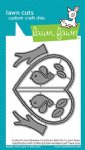 Lawn Fawn - Dies - Center Picture Window Card Heart Add-On