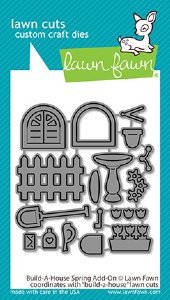 Lawn Fawn - Dies - Build-a-House Spring Add-On