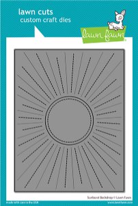 Lawn Fawn - Dies - Sunburst Backdrop