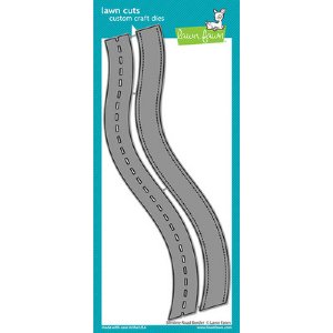 Lawn Fawn - Die - Slimline Road Border