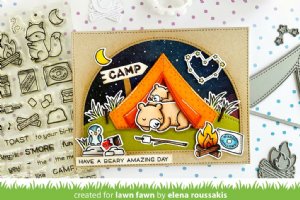 Lawn Fawn - Clear Stamp - S'more the Merrier