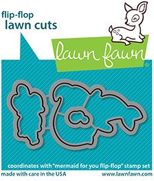 Lawn Fawn - Die - Mermaid for You Flip-Flop