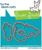 Lawn Fawn - Die - Mermaid for You Flip-Flop