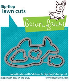 Lawn Fawn - Die - Duh-nuh Flip-Flop