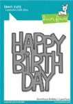 Lawn Fawn - Die - Giant Happy Birthday
