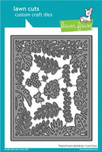 Lawn Fawn - Die - Tropical Leaves Backdrop