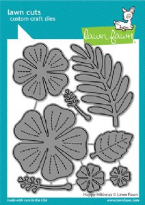Lawn Fawn - Die - Happy Hibiscus