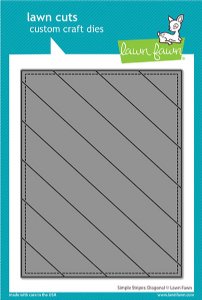 Lawn Fawn - Die - Simple Stripes: Diagonal