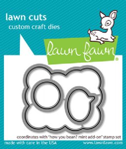 Lawn Fawn - Dies - How You Bean? Mint Add-On