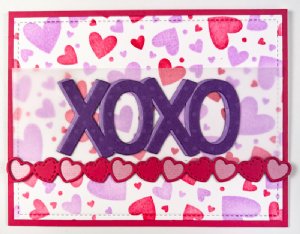 Lawn Fawn - Dies - Valentine Hearts Border