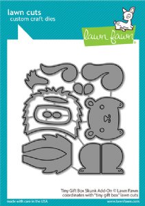 Lawn Fawn - Dies - Tiny Gift Box Skunk Add-On