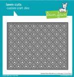 Lawn Fawn - Dies - Quilted Heart Backdrop: Landscape