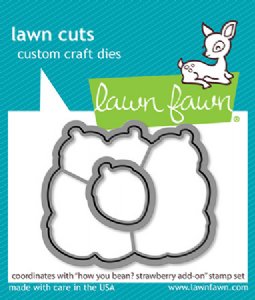 Lawn Fawn - Die - How You Bean? Strawberries Add-On