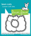 Lawn Fawn - Die - How You Bean? Strawberries Add-On